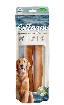 Bubimex - Friandises Stick de Collagène au Saumon - 25cm