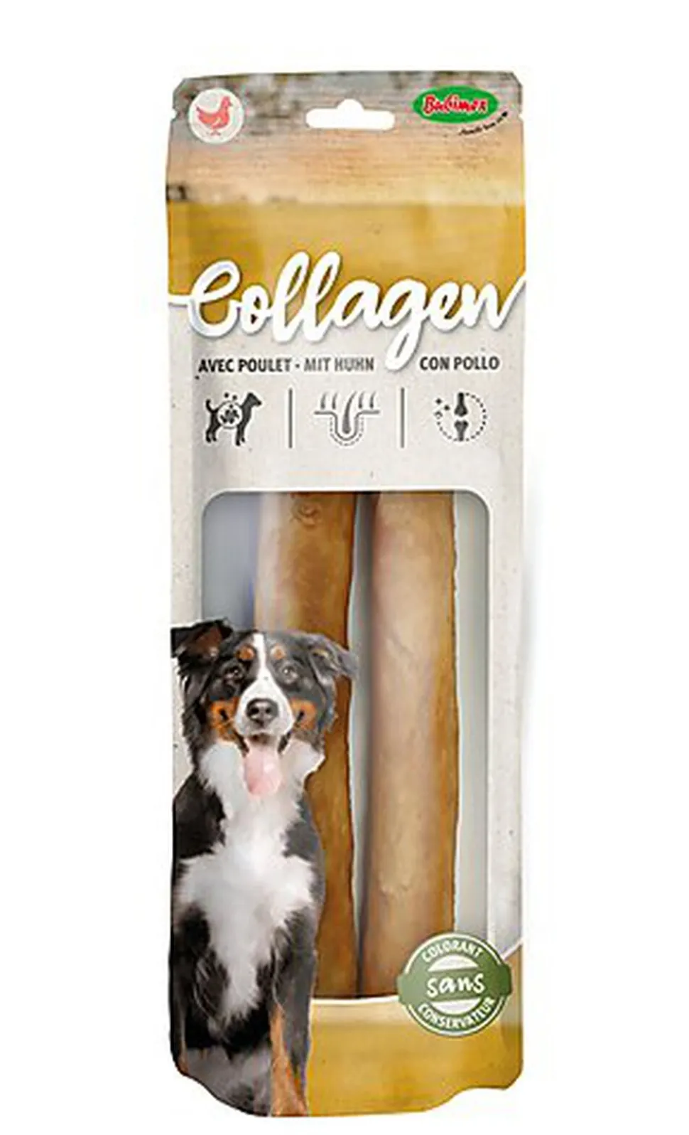 Bubimex - Friandises Stick de Collagène au Poulet - 25cm