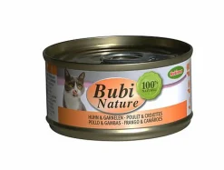 Bubimex - Pâtée Bubi Nature Poulet et Crevettes pour Chat - 70g