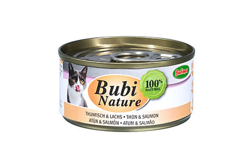 Bubimex - Pâtée Bubi Nature Thon et Saumon pour Chats - 70g