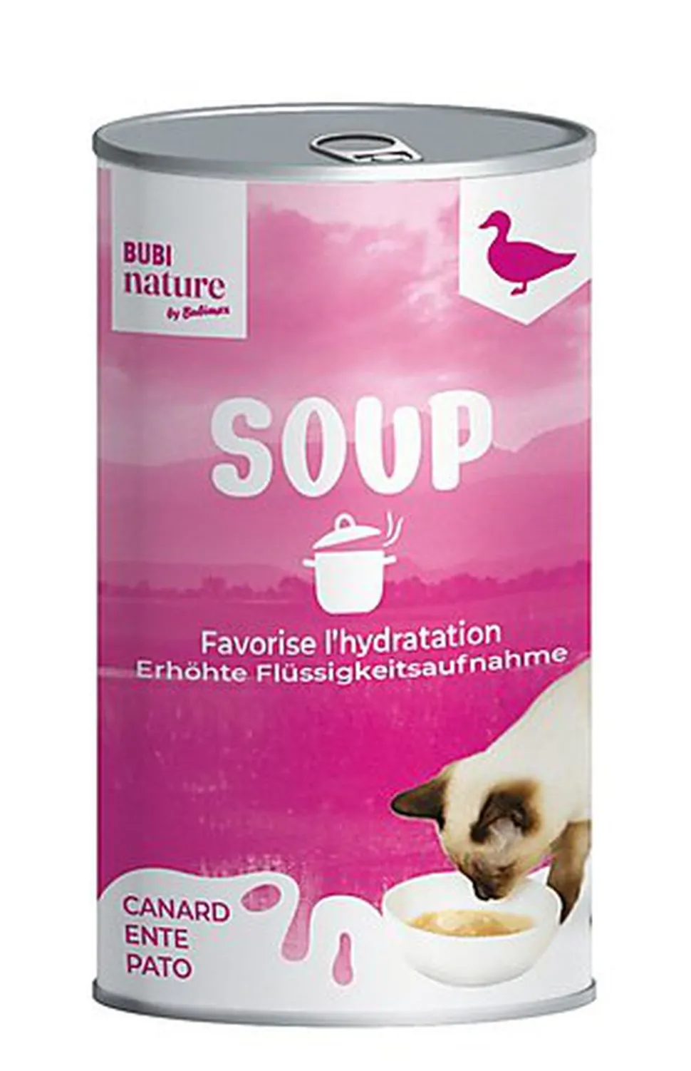 Bubimex - Soupe Bubi Nature au Canard pour Chat - 135g