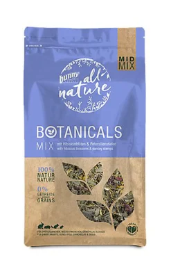 BunnyNature - BOTANICALS MID MIX Mélange Fleurs d'hibiscus et tiges de persil - 150 g