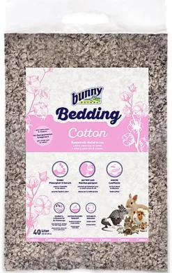 BunnyNature - Litière naturelle coton Bedding Cotton - 40 l