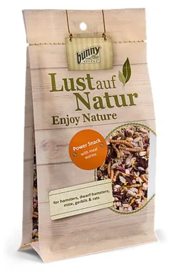 BunnyNature - Snack Enjoy Nature Snack énergétique aux vers de farine - 80 g