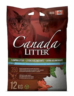 Canada Litter - Litière Agglomérante pour Chats - 12Kg