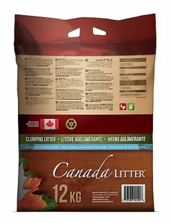 Canada Litter - Litière Agglomérante pour Chats - 12Kg