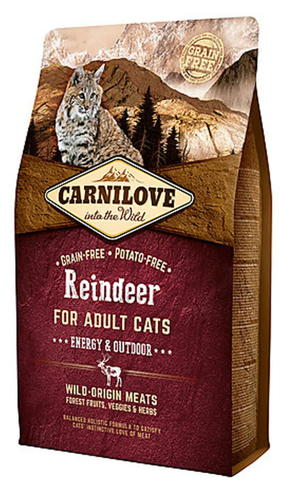 Carnilove - Croquettes Adulte Energy & Outdoor Renne