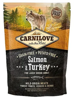 Carnilove - Croquettes Saumon et Dinde pour Grand Chien