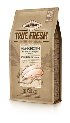 Carnilove - Croquettes True Fresh Senior au Poulet pour Chiens - 1,4Kg