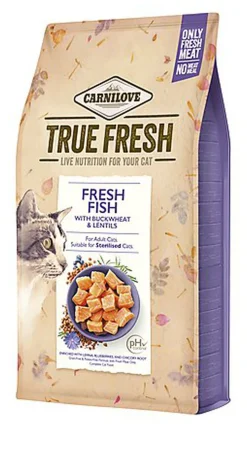 Carnilove - Croquettes True Fresh Adult au Poisson pour Chats - 1,8Kg