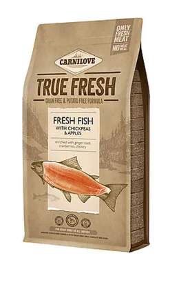 Carnilove - Croquettes True Fresh Adult au Poisson pour Chiens - 1,4Kg