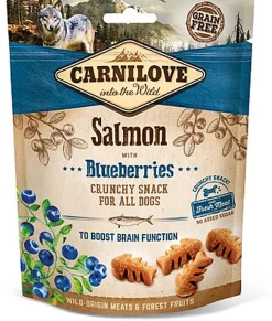 Carnilove - Friandises Crunchy Saumon et Myrtilles pour Chien - 200g