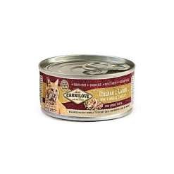 Carnilove - Pâtée Adulte Poulet et Agneau pour Chats - 100g