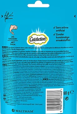 Catisfactions - Friandises au Saumon pour Chat - 60g + 50% Gratuit