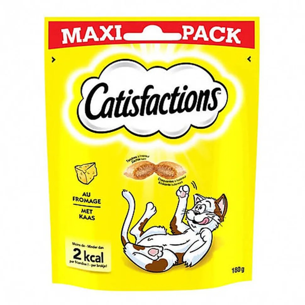 Catisfactions - Friandises Maxi Pack au Fromage pour Chat - 180g