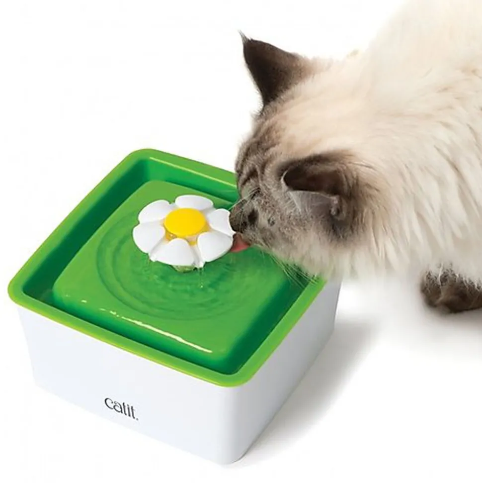Catit - Fontaine Mini Flower Senses 2.0 pour Chat - 1,5L