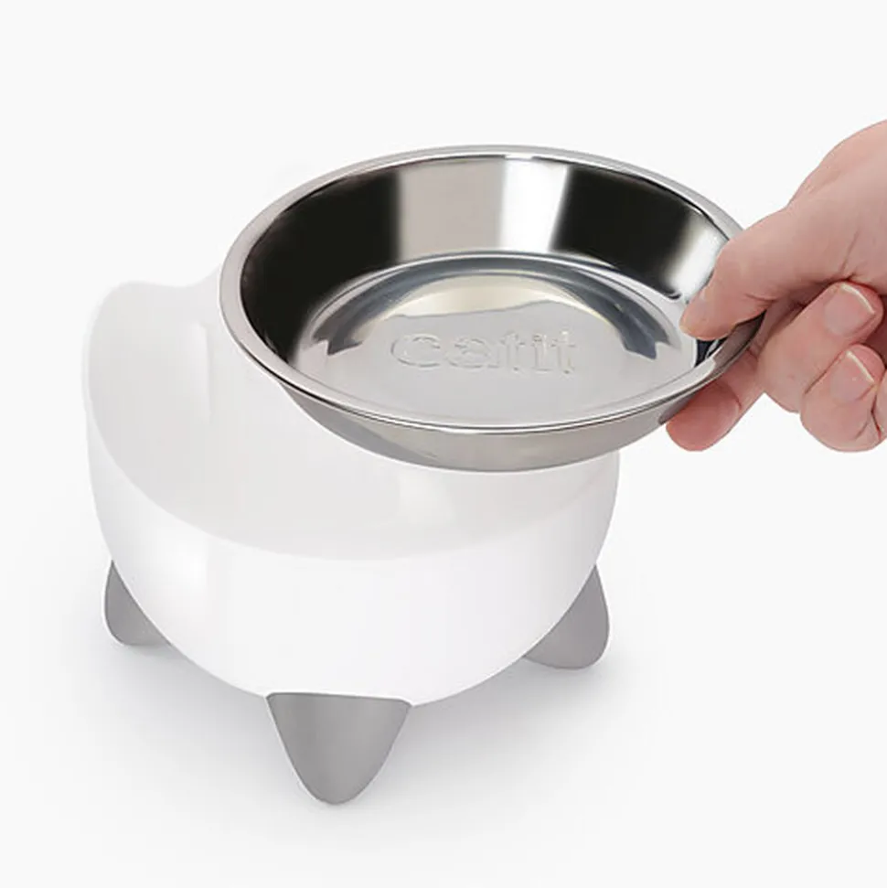 Catit - Kit Abreuvoir et Mangeoire Pixi Combo pour Chats