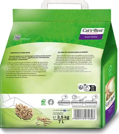 Cat's Best - Litière Végétale Smart Pellets - 7L/3,5Kg