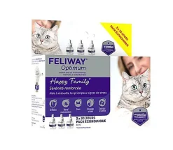 Ceva - Feliway Optimum Pack 3 Recharges pour Chat - 48ml