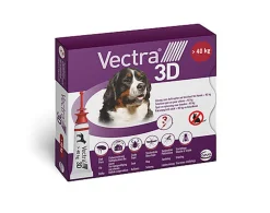 Ceva - Pipettes Antiparasitaires Vectra 3D +40Kg pour Chiens - x3