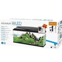 Ciano - Aquarium 80 LED Noir - 80X30X41,5CM