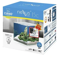 Ciano - Aquarium Nexus Pure Cube Classic 15C - Blanc - 25X25X26,6CM