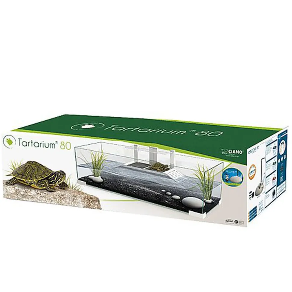 Ciano - Bac à Tortues Tartarium 80 New en Verre pour Tortues