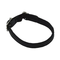 Comme Un Roi - Collier Cuir So Chic Caramel / Noir pour Chat