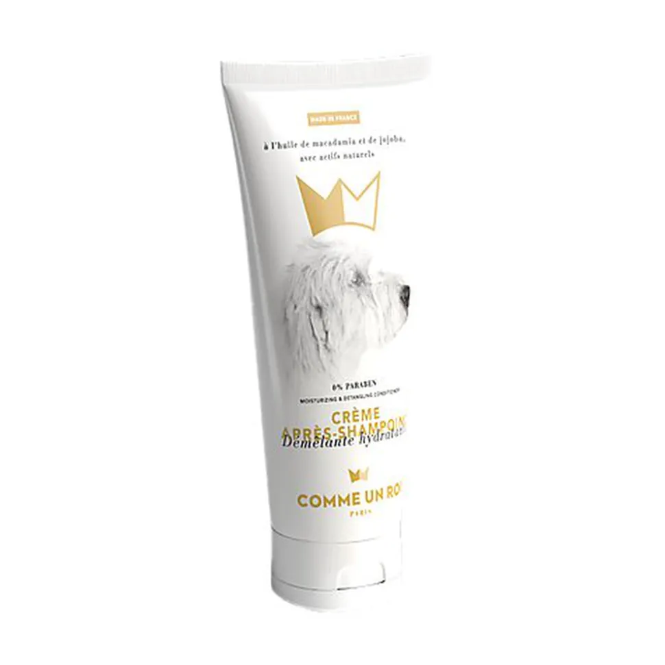 Comme un Roi - Crème Après-Shampoing Démêlante / Hydratante pour Chiens - 125ml