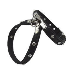 Comme Un Roi - Harnais Cuir So Chic Noir pour Chien