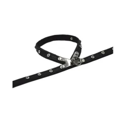 Comme Un Roi - Harnais Cuir So Chic Noir pour Chien