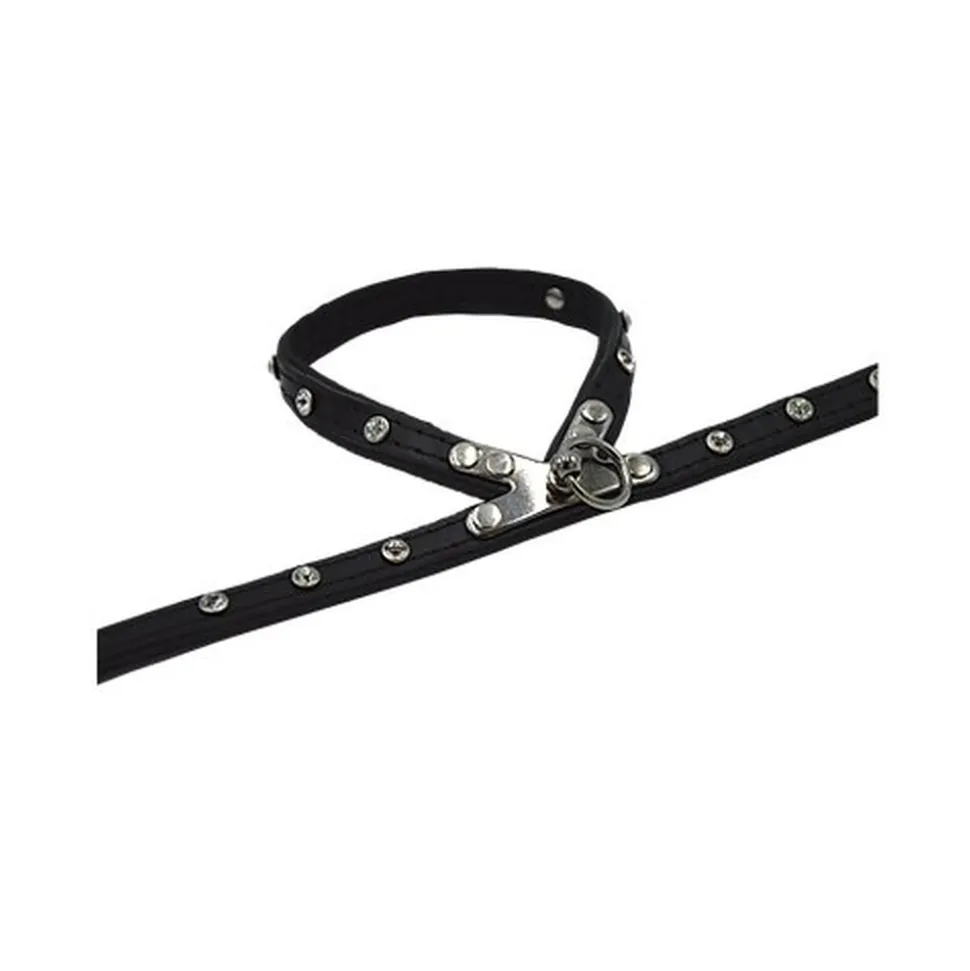 Comme Un Roi - Harnais Cuir So Chic Noir pour Chien