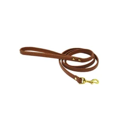 Comme Un Roi - Laisse Cuir So Chic Caramel pour Chien - 120cm