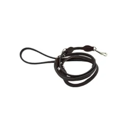 Comme Un Roi - Laisse Cuir Ajustable So Chic Marron pour Chien et Chat - 220cm