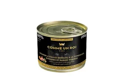 Comme Un Roi - Pâtée Adulte au Saumon et Poulet pour Chat - 200g