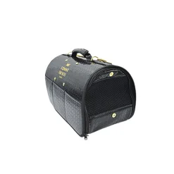 Comme Un Roi - Sac de Transport Niche So Chic Noir pour Chien et Chat - 50cm