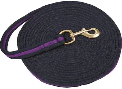 Covalliero - Longe de Travail Bleu/Violet pour Cheval - 8m