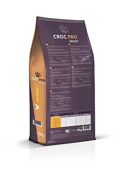 Croc Pro - Croquettes Adulte au Poulet pour Chiens - 15Kg