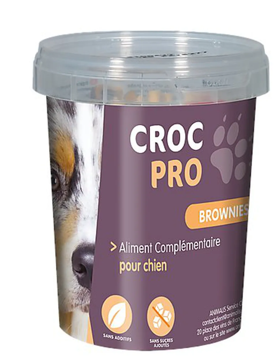 Croc Pro - Friandises Brownies pour Chiens - 300g