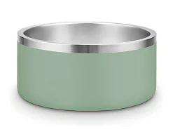 Croci - Bol en Acier Vintage Lait et Menthe pour Chiens - 950ml