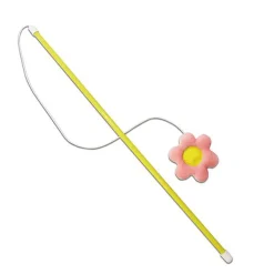 Croci - Canne à Pêche Flowers pour Chats - 46cm