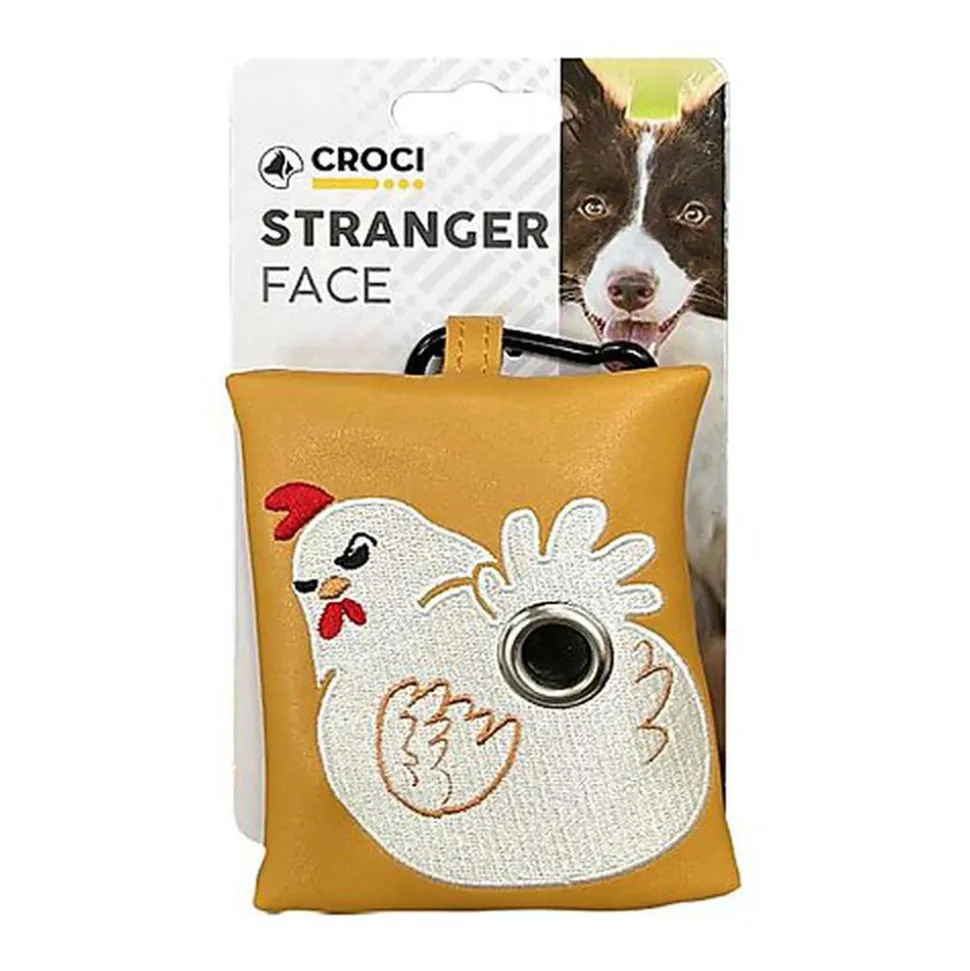 Croci - Distributeur Sac à Déjections Stanger Poulet pour Chiens - Orange