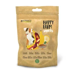 Croci - Friandises Happy Farm Canard et Banane pour Chiens - 80g
