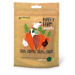 Croci - Friandises Happy Farm Poulet Carottes pour Chiens - 80g