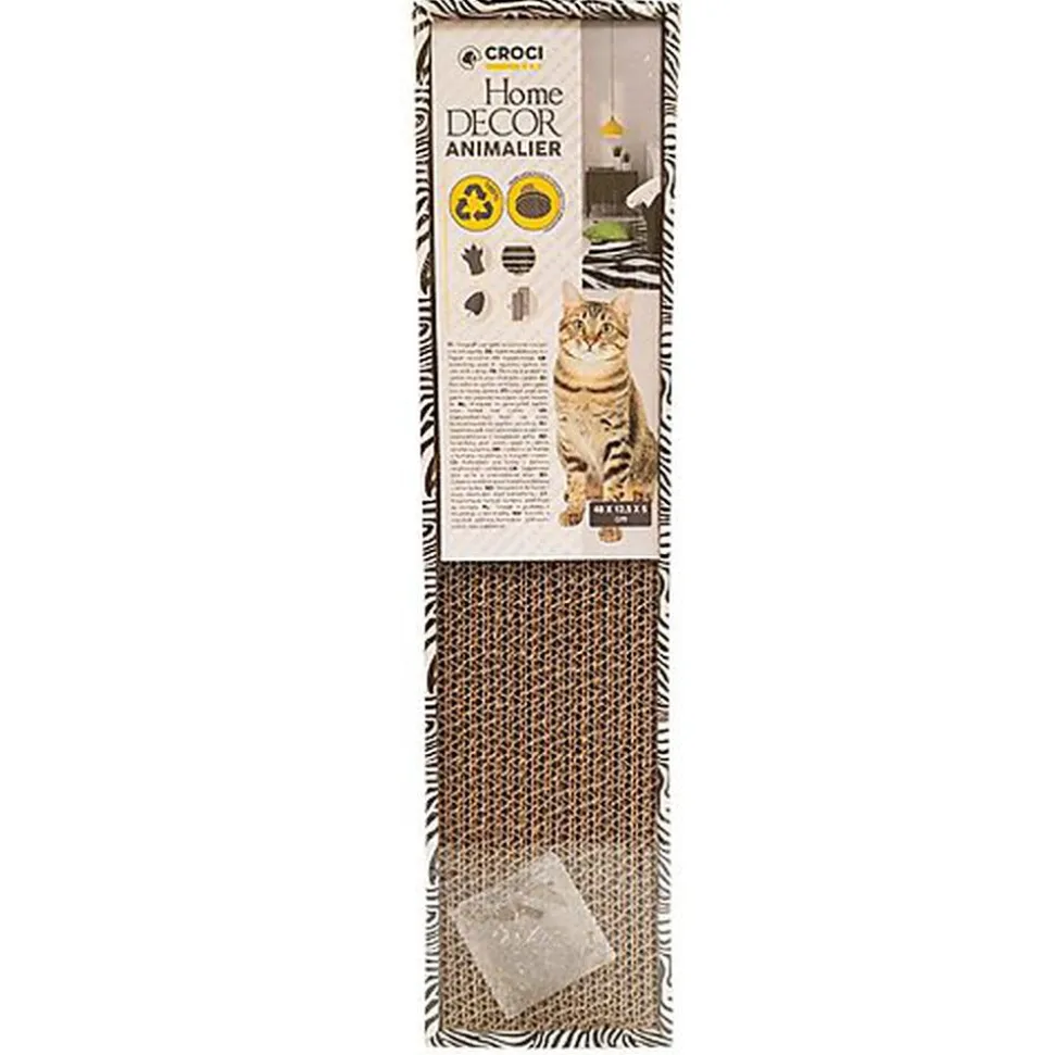 Croci - Griffoir Homedecor Animalier Zèbre pour Chat - 43cm