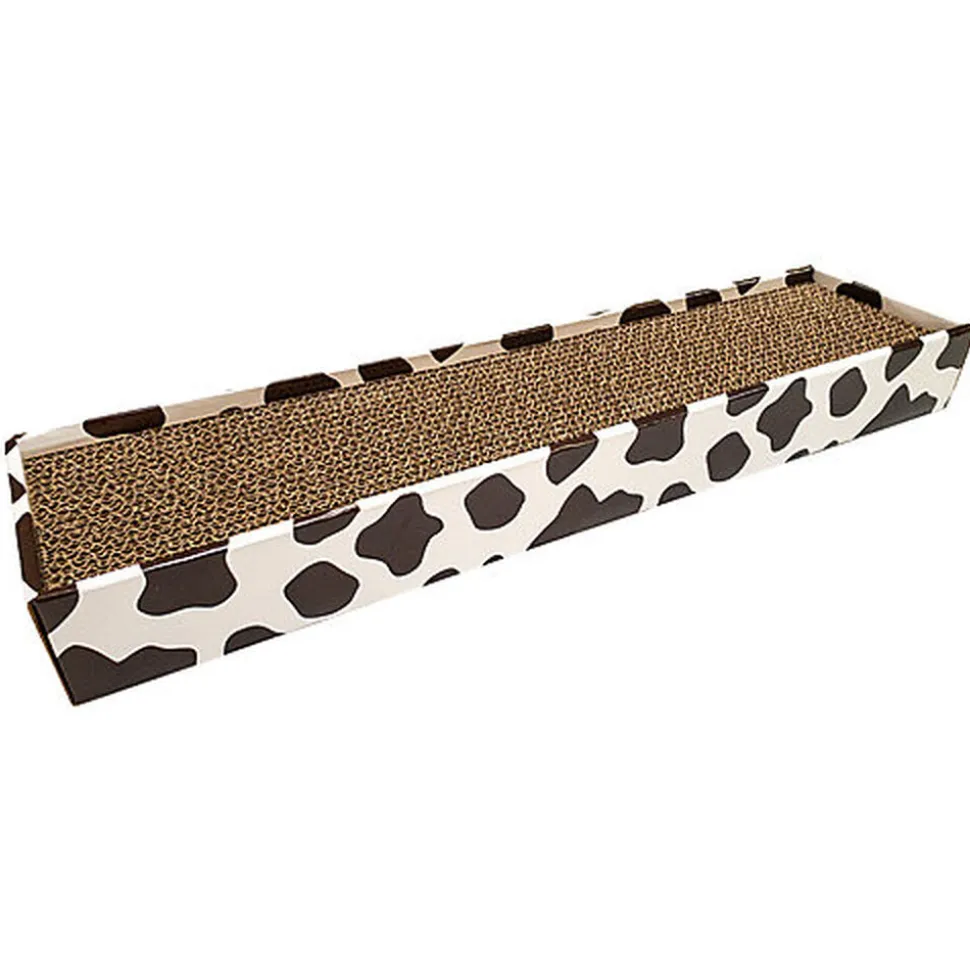 Croci - Griffoir Homedecor Cow en Carton pour Chats
