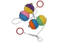 Croci - Jouet 2 Boules avec Fil pour Chats - 8cm