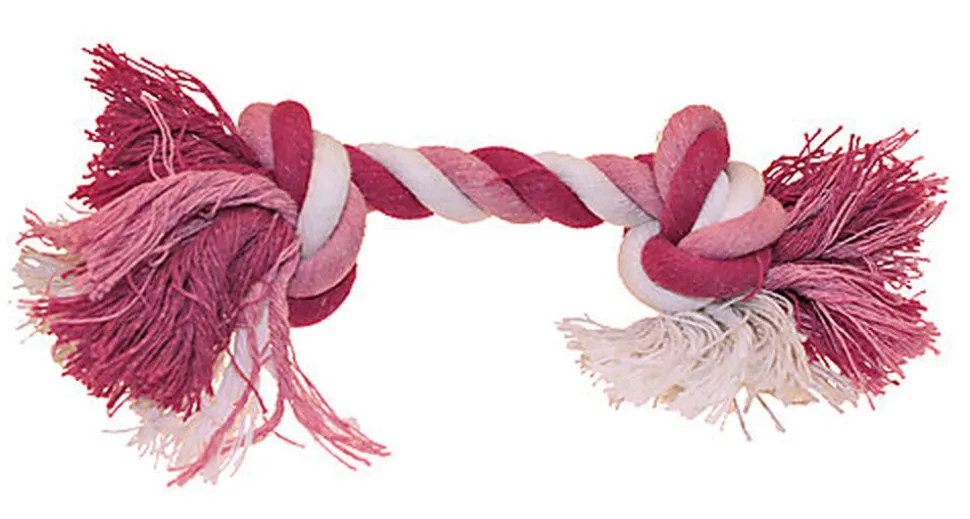 Croci - Jouet Corde 2 Nœuds Rose pour Chiens - 15cm