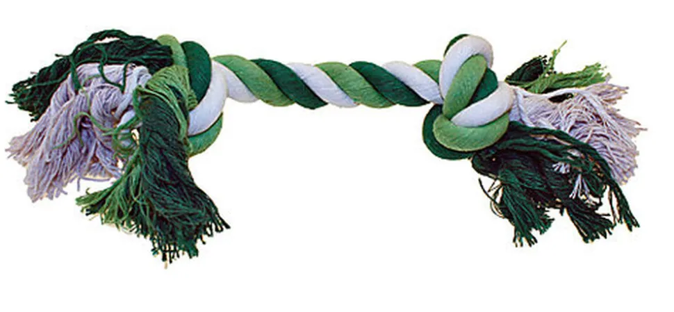Croci - Jouet Corde 2 Nœuds Vert pour Chiens - 27cm