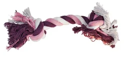 Croci - Jouet Corde 2 Nœuds Rose et Violet pour Chiens - 20cm